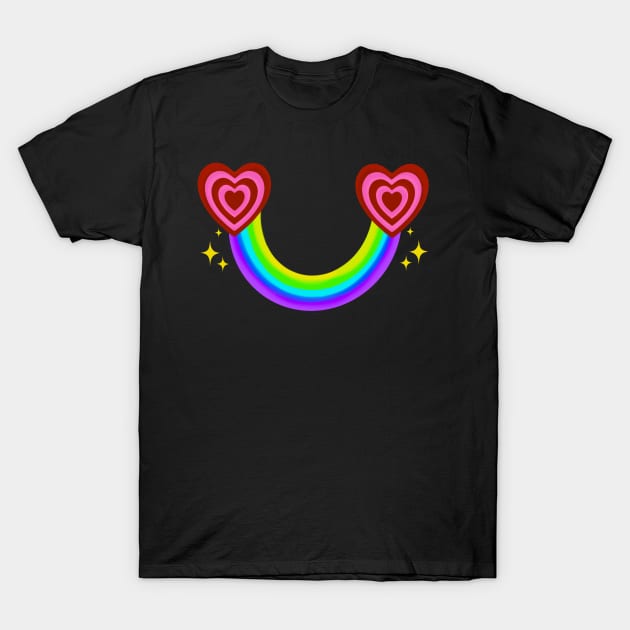 Rainbow Love T-Shirt by WonderstruckMadness